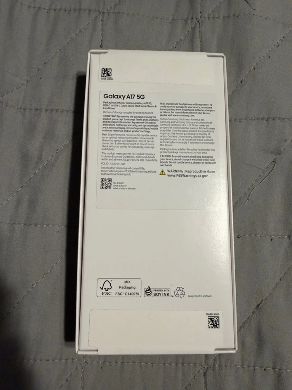 Samsung Galaxy A17 5G 128GB - Black - UNLOCKED FOR ANY CELL PHONE PROVIDER!!!